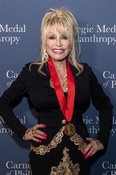 Dolly Parton On Receiving The Carnegie Medal of .